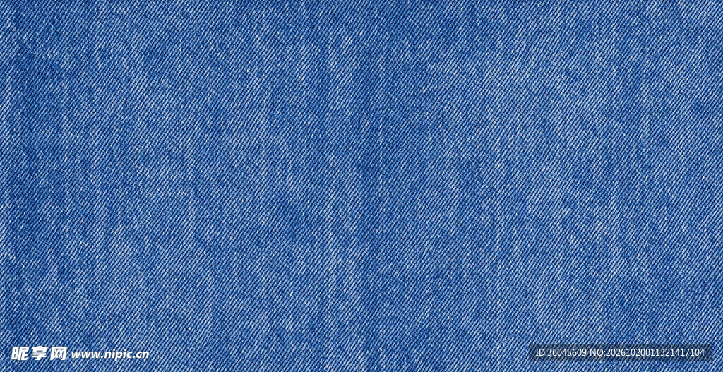 蓝色牛仔布纹理背景