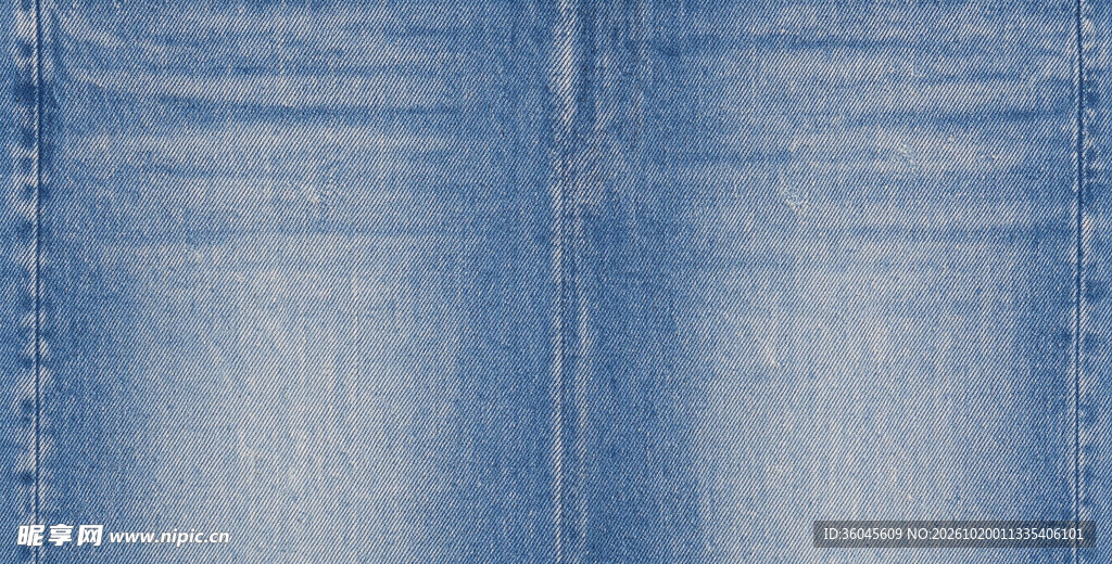 蓝色牛仔布纹理背景