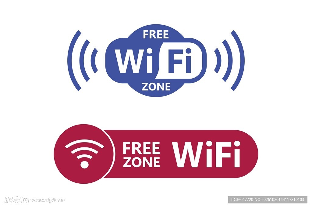 免费 WiFi 标识