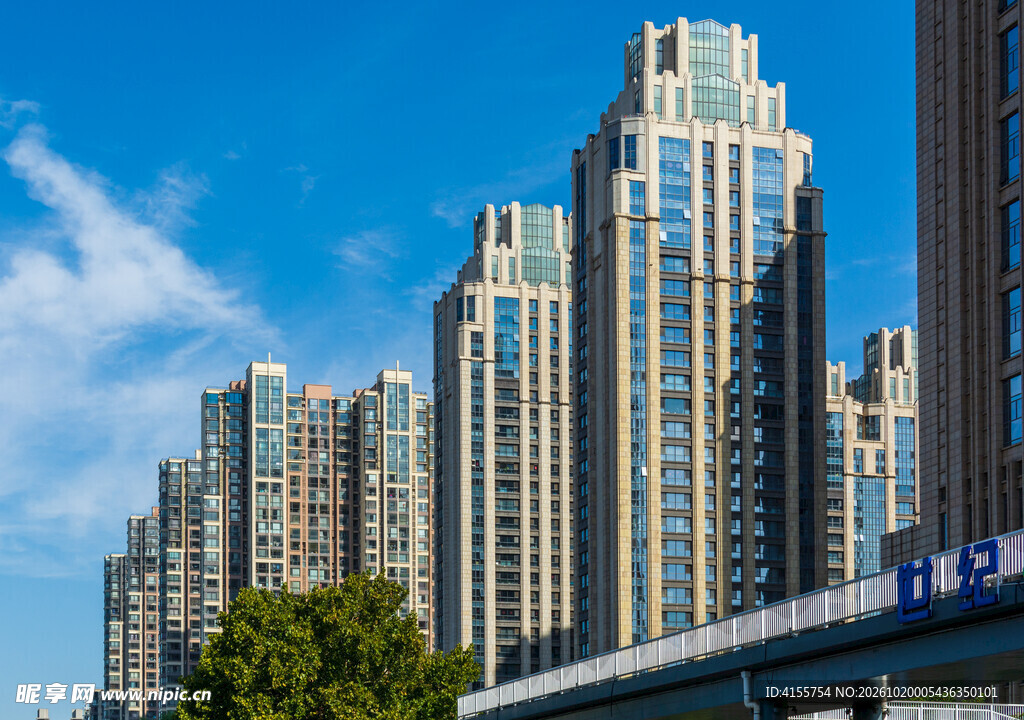城市高层住宅建筑群