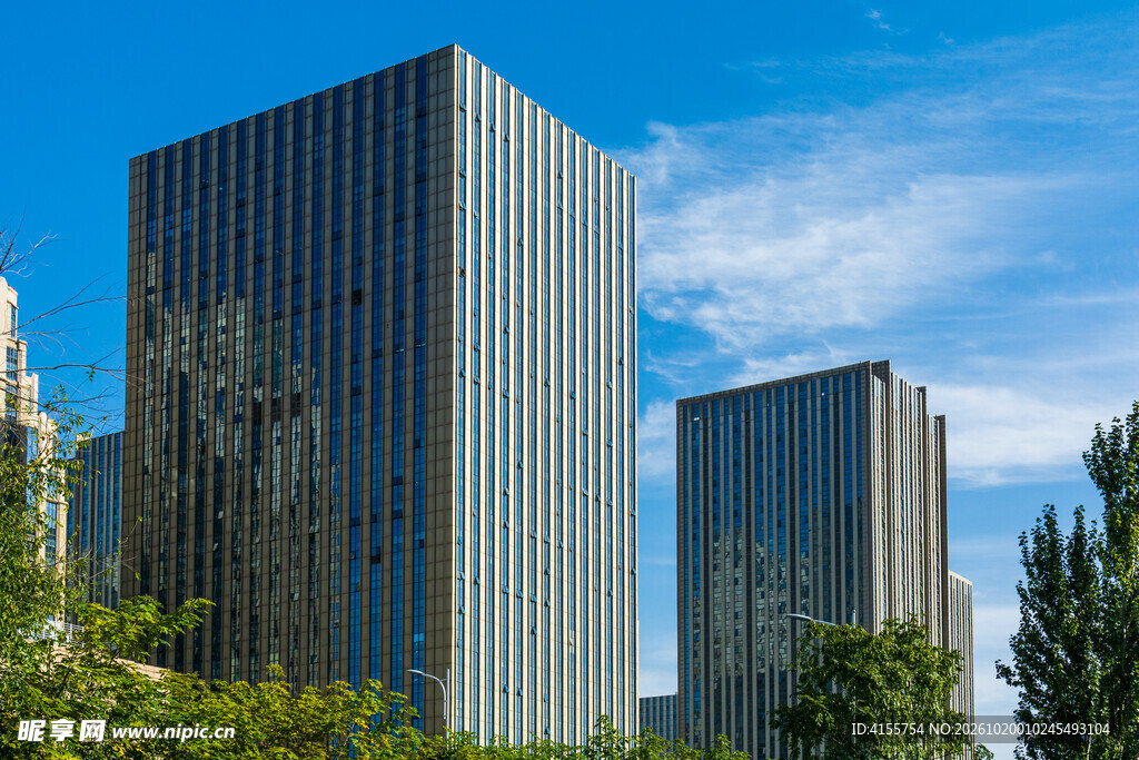 现代商务写字楼外景