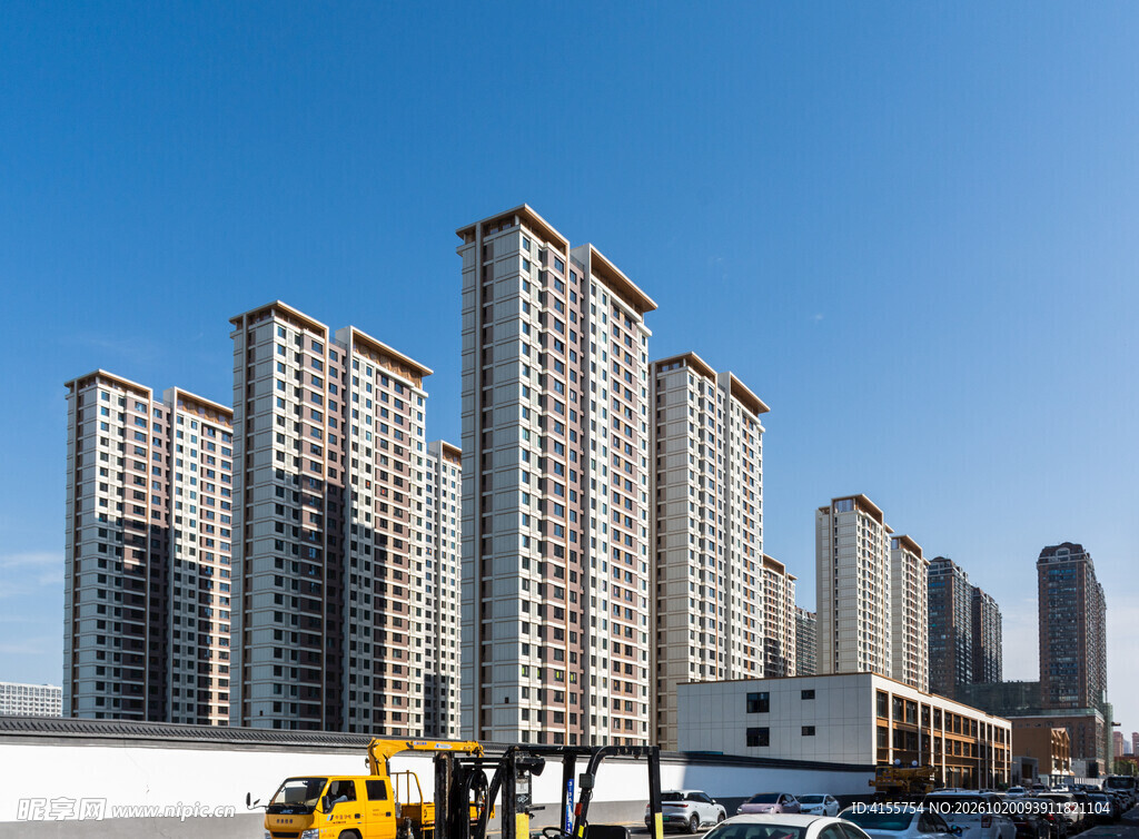 城市高层住宅建筑群