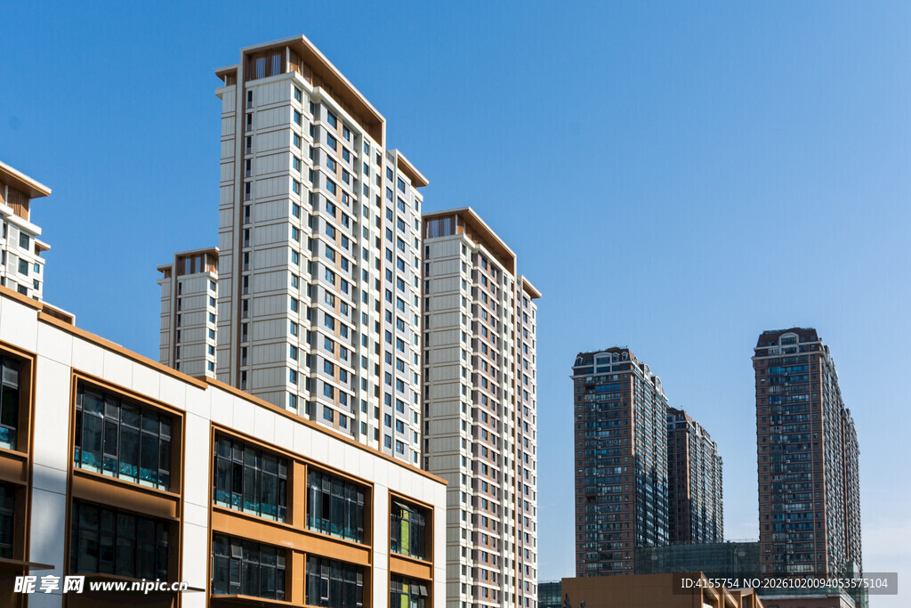 城市高层住宅建筑群