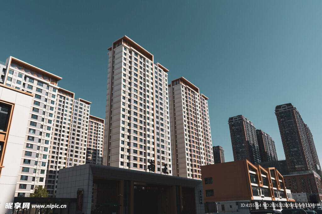 城市高层住宅建筑群