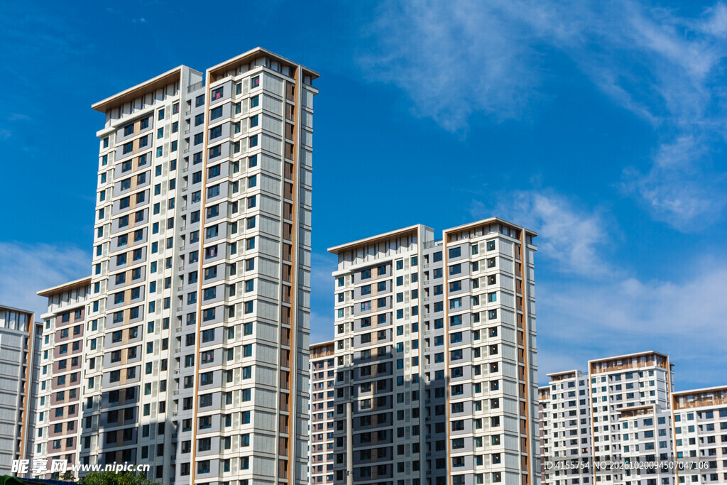 城市高层住宅建筑群