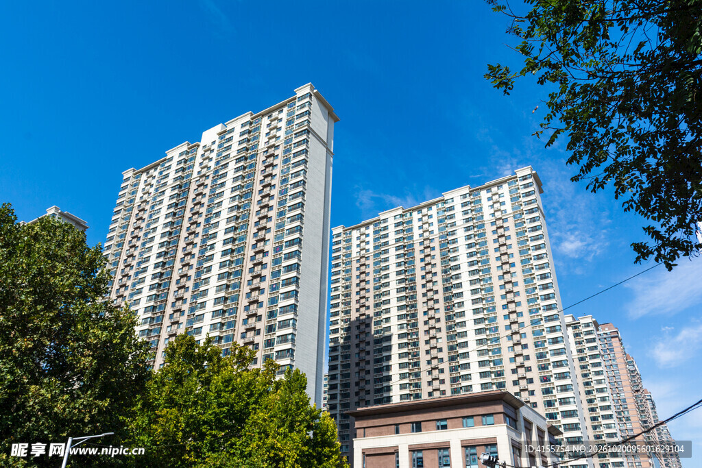 城市高层住宅建筑群