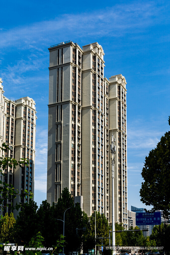 城市高层住宅楼群