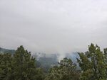 雾中山林自然风景