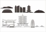 绵阳地标建筑剪影合集