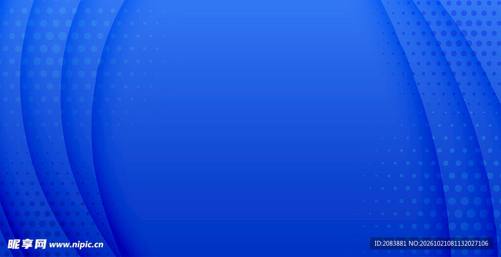 蓝色渐变曲线抽象背景