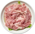 盘装新鲜生肉片