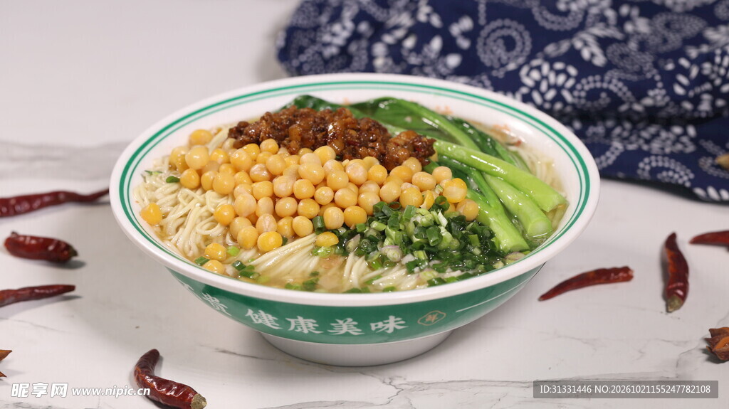 鲜香豌杂面
