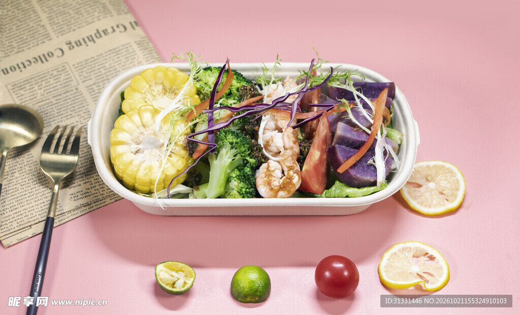 轻食蔬菜沙拉便当