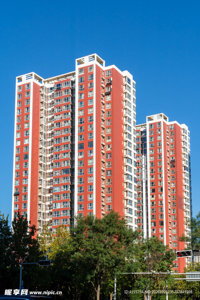 高层住宅楼外景