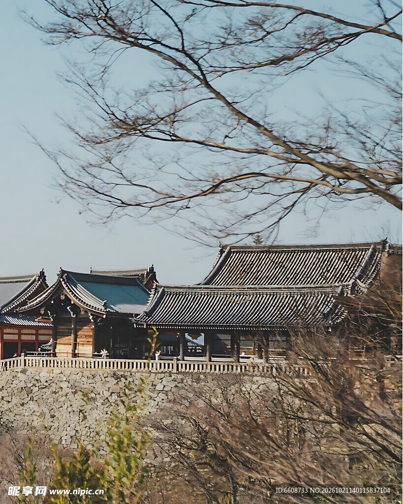 郊野古建冬日风光