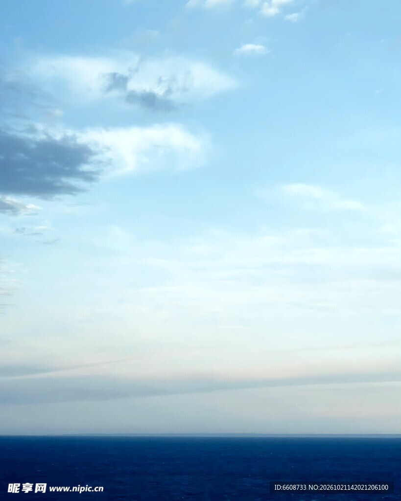 蓝天碧海自然风光