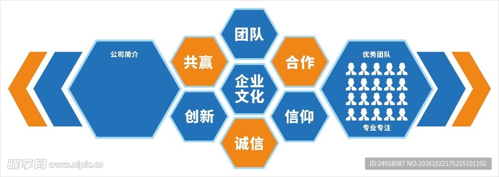企业文化墙公司形象墙背景