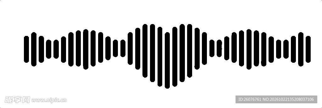 音频声波波形图案