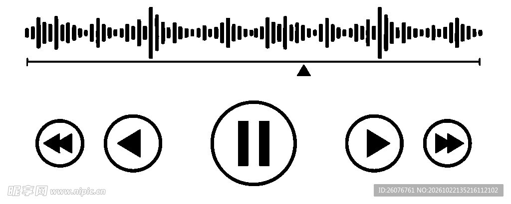 音频播放控制界面