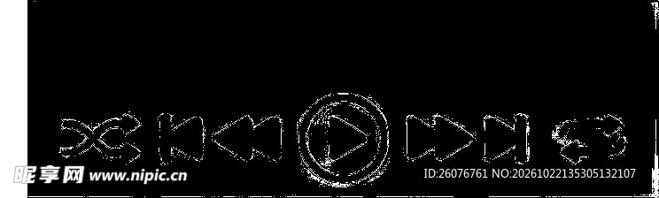 模糊播放控制栏