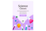 科学课程招生海报