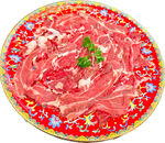 盘装鲜切生牛肉片