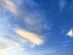 晴空流云美景