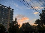 城市黄昏风景