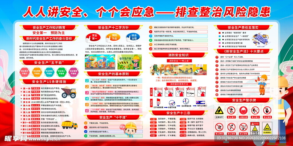 安全生产展板