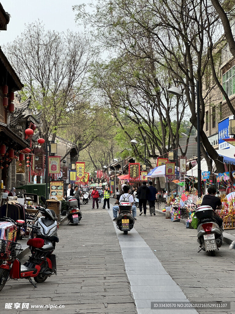 老城古街市井街景