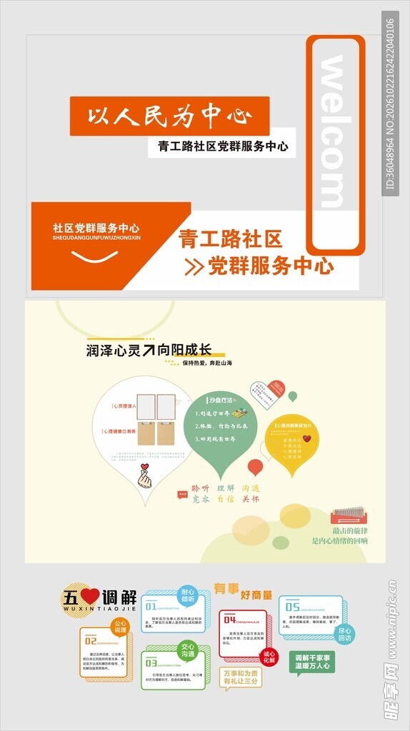 社区便民服务宣传栏