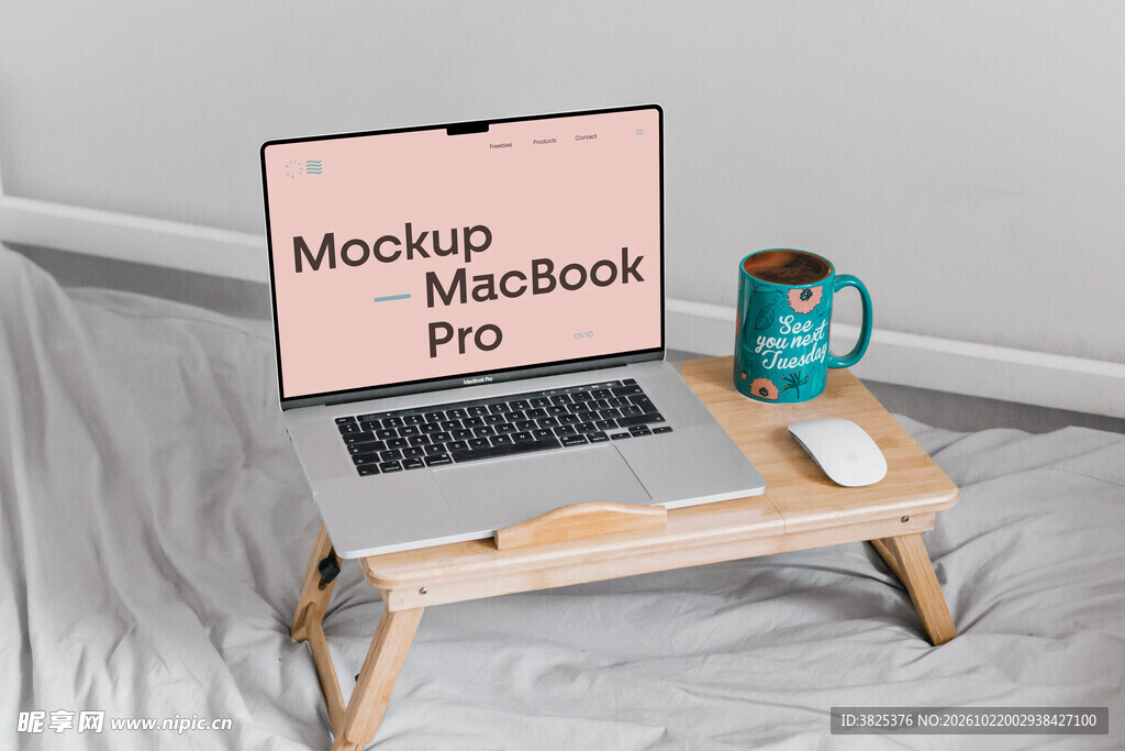 居家MacBook样机场景