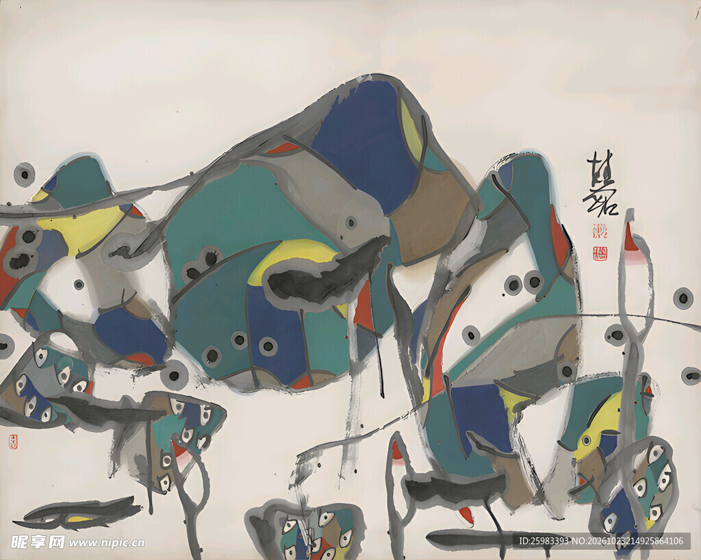 抽象荷塘图