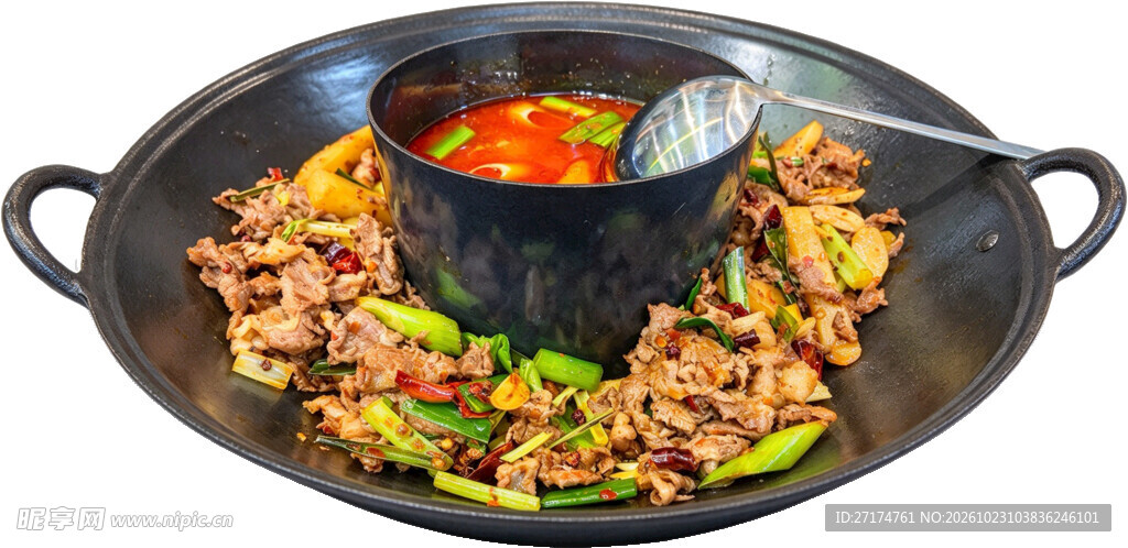 铁锅干锅特色美食