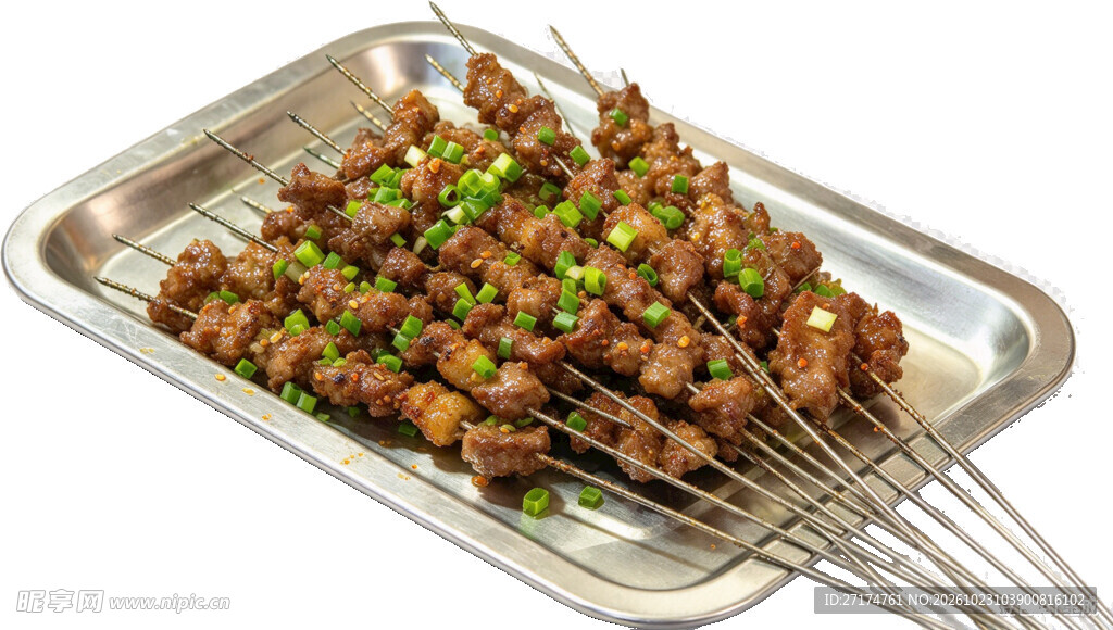 美味孜然烤肉串