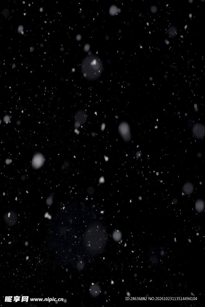 暗调飘雪光斑背景
