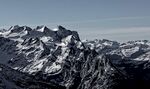 雪山山脉自然风光