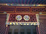 中式古建木门窗花