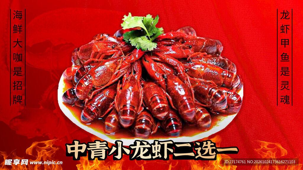 美味中青小龙虾