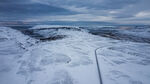 雪原冬日公路风光