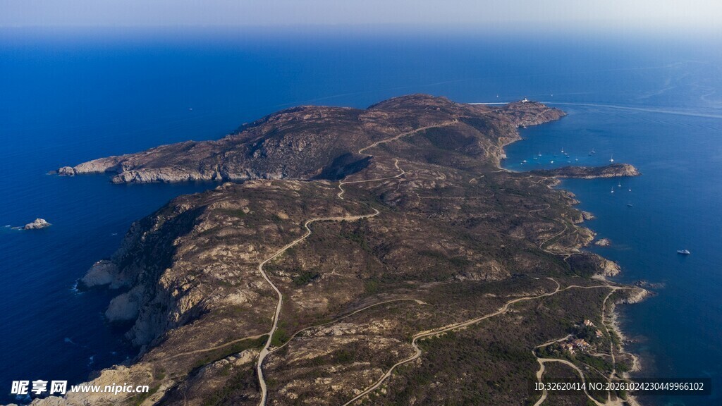 海岛全景风光