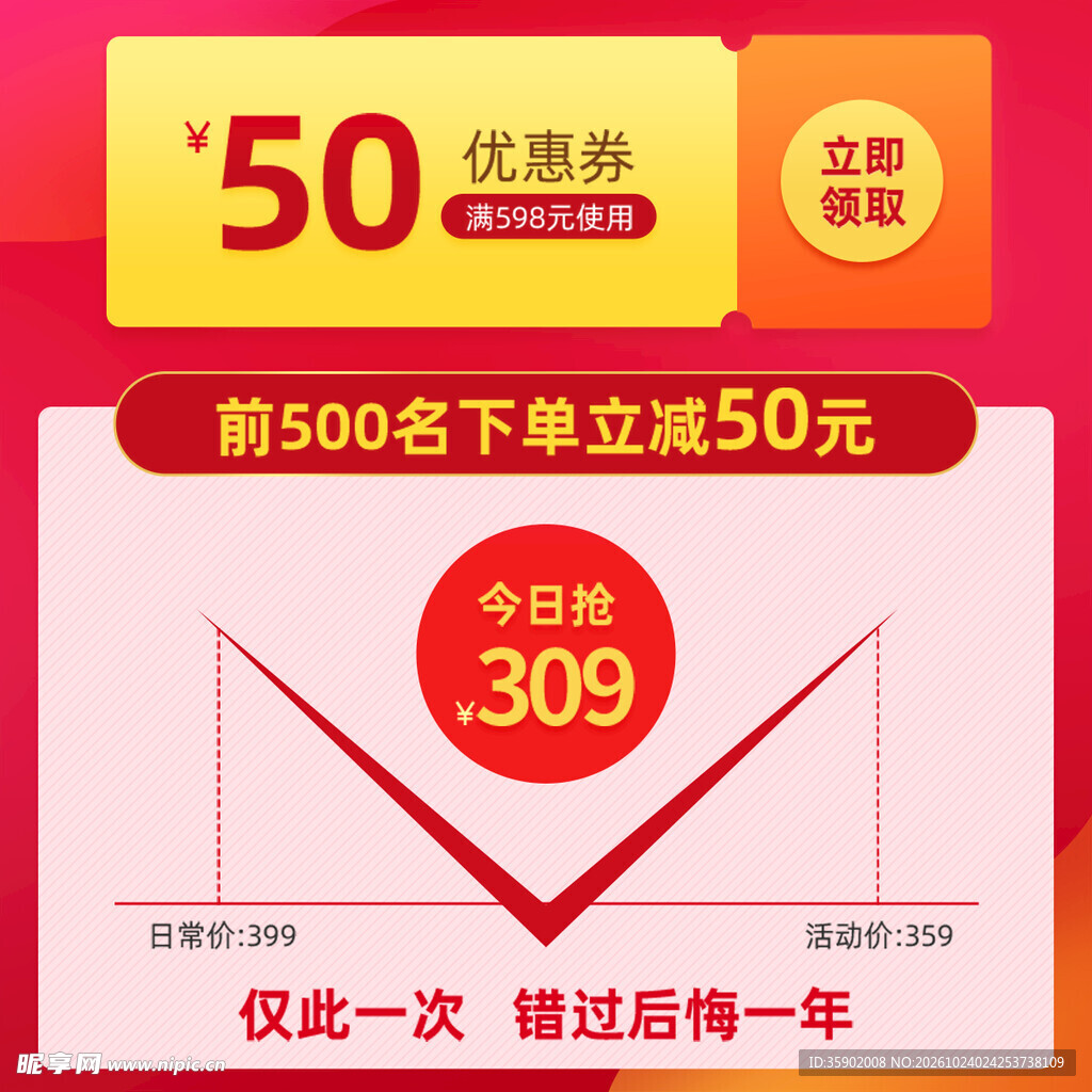 电商优惠券促销弹窗