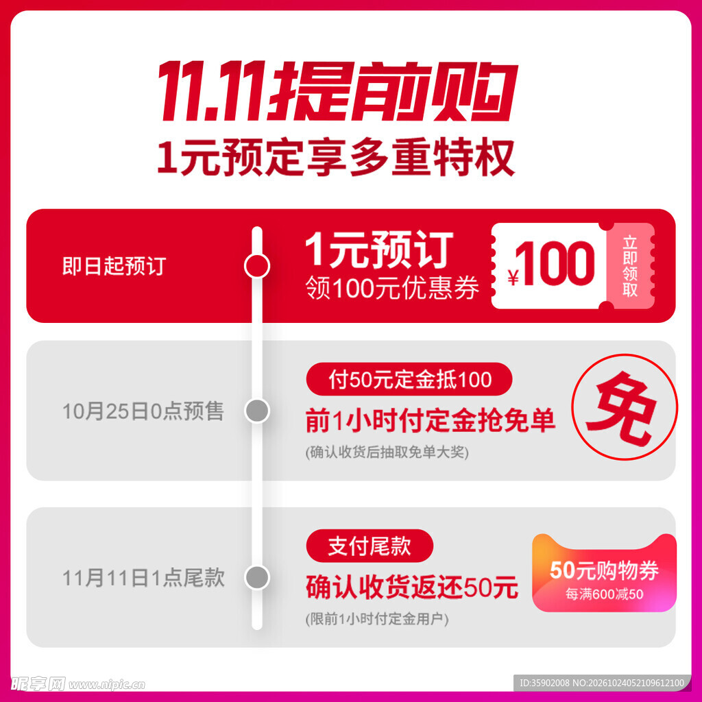 双11提前购促销活动