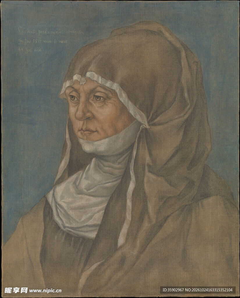 古典修女肖像画