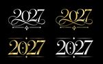 2027 艺术字
