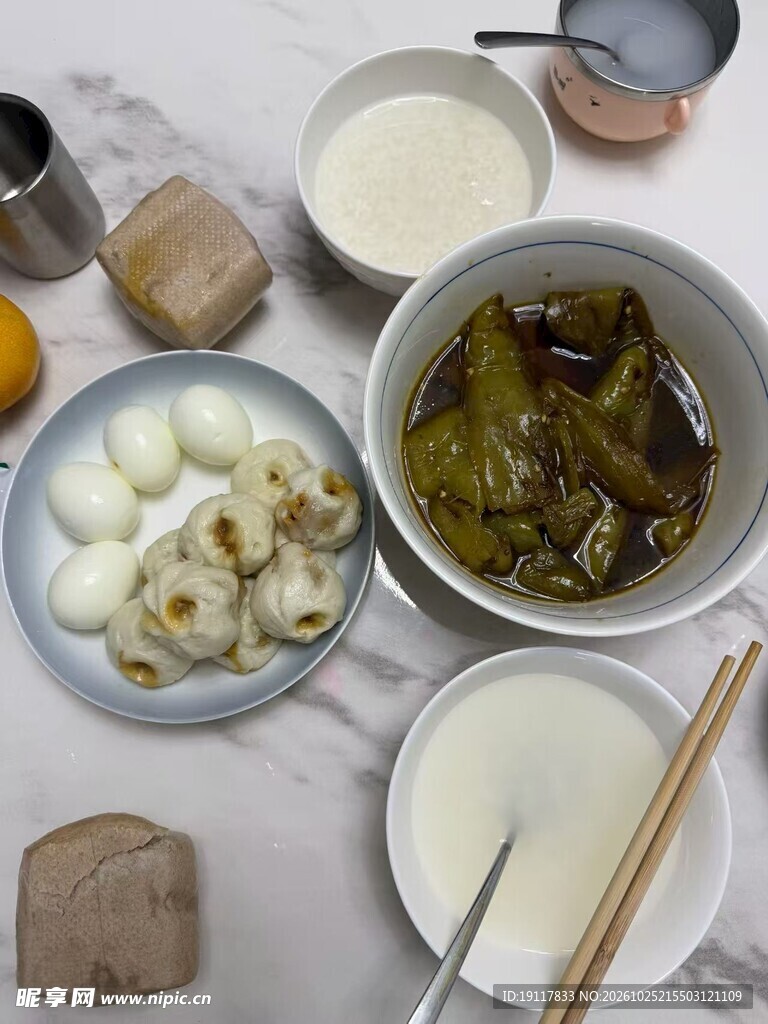 家常营养早餐组合