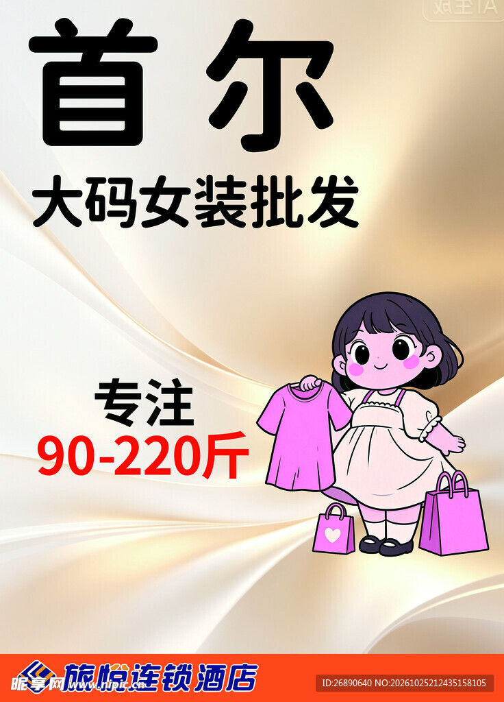 首尔大码女装批发宣传图