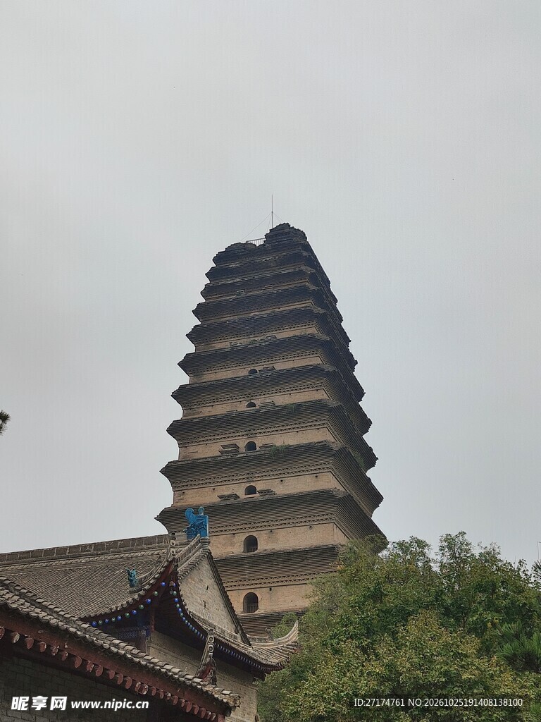 小雁塔古建筑景观