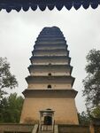 西安小雁塔古建风光