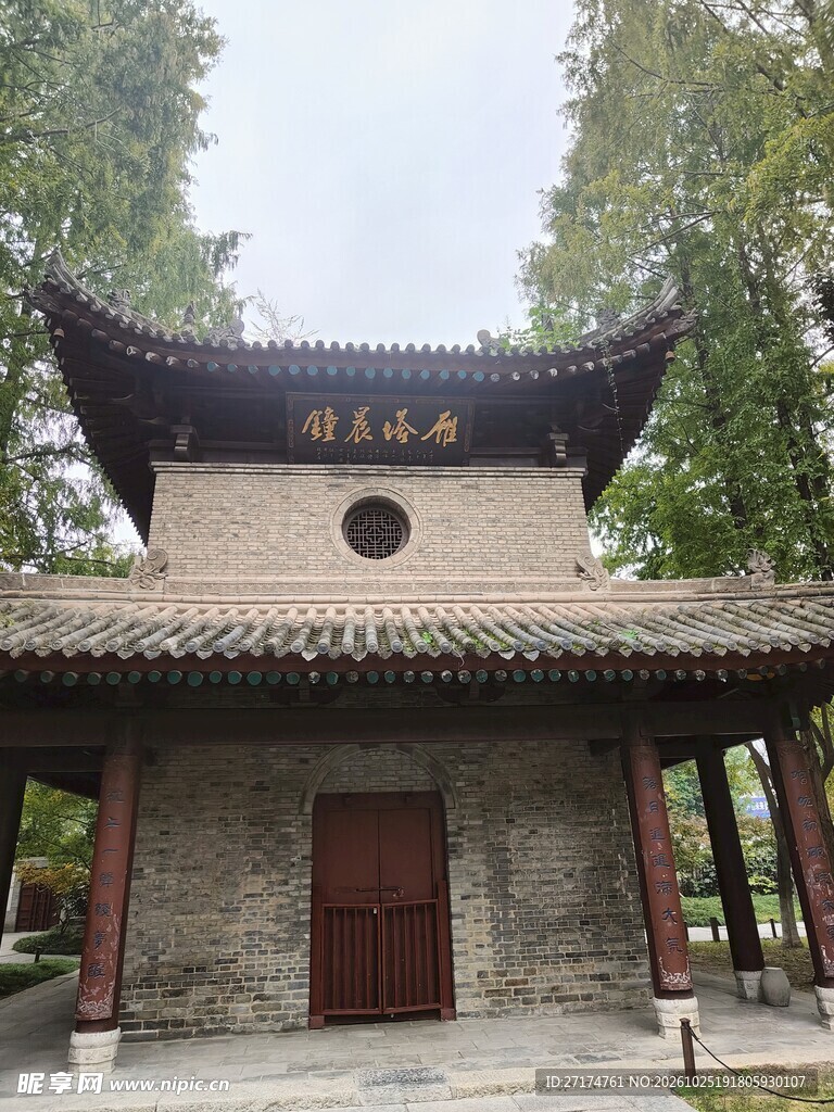 中式古典古建门楼